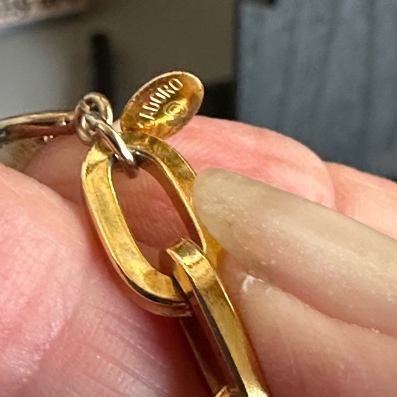 Cadoro Vintage Gold Tone Statement Necklace 30” - Picture 2 of 5